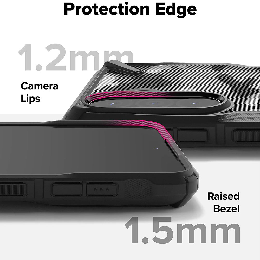 Hoes voor Samsung Galaxy A56 A566 / A36 A366, Ringke, Fusion X Camo, Zwart