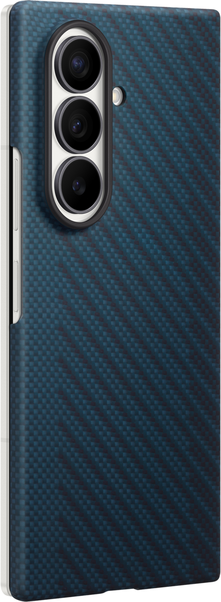 Hoes voor Samsung Galaxy Z Fold8 Ultra F976, Carbon Magnet Case, Marineblauw EF-KF976SNEGWW