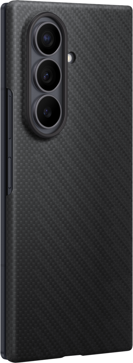 Hoes voor Samsung Galaxy Z Fold8 Ultra F976, Carbon Magnet Case, Zwart EF-KF976SBEGWW