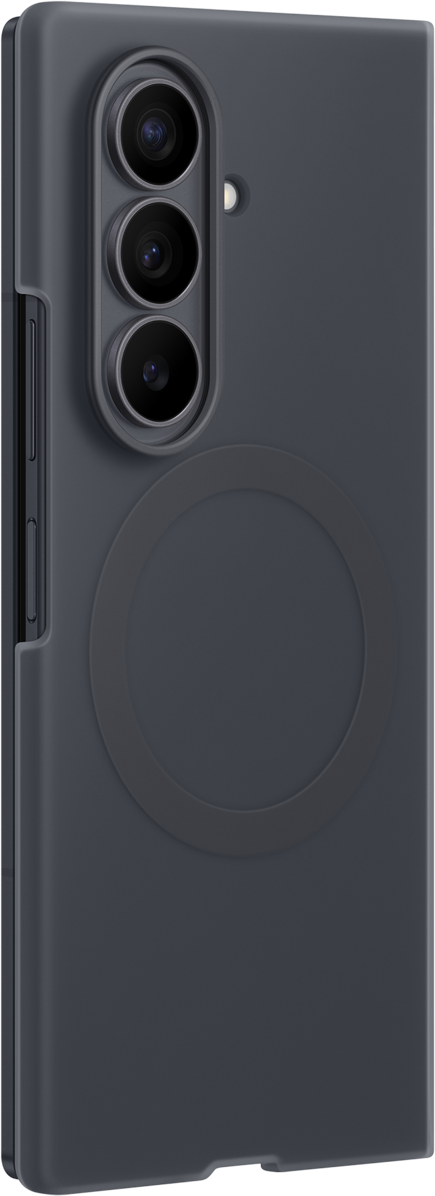 Hoes voor Samsung Galaxy Z Fold8 Ultra F976, Silicone Magnet Case, Zwart EF-EF976CBEGWW