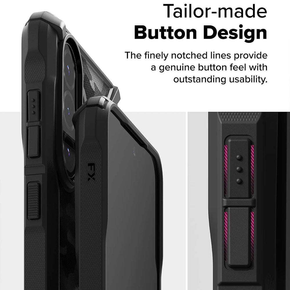 Hoes voor Samsung Galaxy A56 A566 / A36 A366, Ringke, Fusion X Camo, Zwart