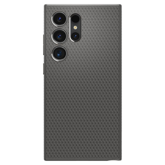 Tasje voor Samsung Galaxy S24 Ultra S928, Spigen, Liquid Air, Grijs