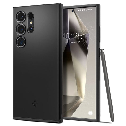 Beschermhoes voor Samsung Galaxy S24 Ultra S928, Spigen, Thin Fit, Zwart ACS07281