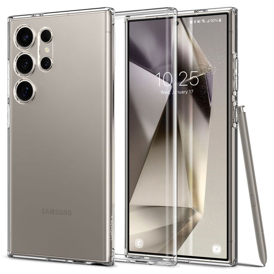 Hoesje voor Samsung Galaxy S24 Ultra S928, Spigen, Liquid Crystal, Transparant ACS07283