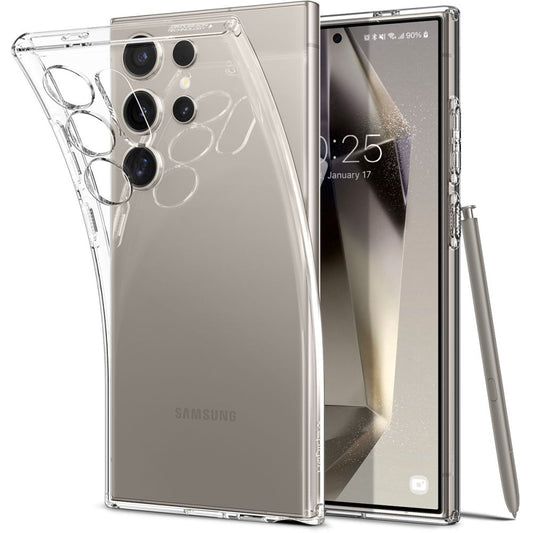 Hoesje voor Samsung Galaxy S24 Ultra S928, Spigen, Liquid Crystal, Transparant ACS07283