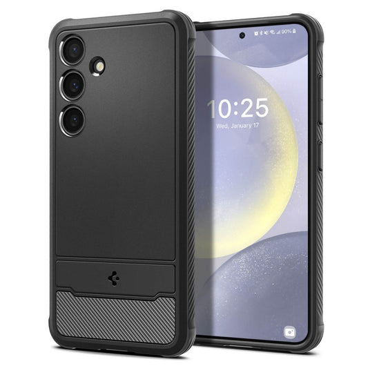 Hoesje voor Samsung Galaxy S24+ S926, Spigen, Rugged Armour, zwart ACS07326
