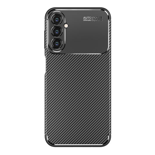 Hoes voor Samsung Galaxy A14 A145 / A14 5G A146, Techsuit, CarbonFiber, Zwart