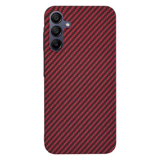 Hoes voor Samsung Galaxy A15 5G A156 / A15 A155, Techsuit, Carbonite FiberShell, Rood