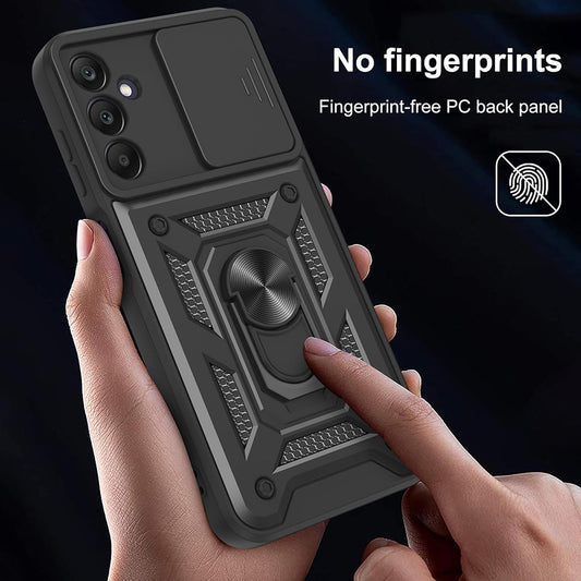 Hoes voor Samsung Galaxy A17 5G, Techsuit, CamShield, Zwart