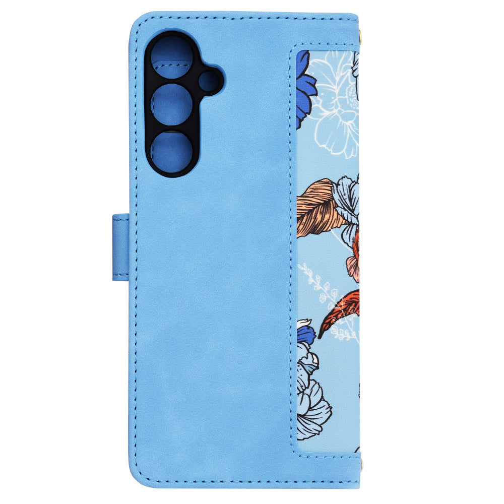 Hoes voor Samsung Galaxy A25 A256, Techsuit, FlipCraft, Blauw