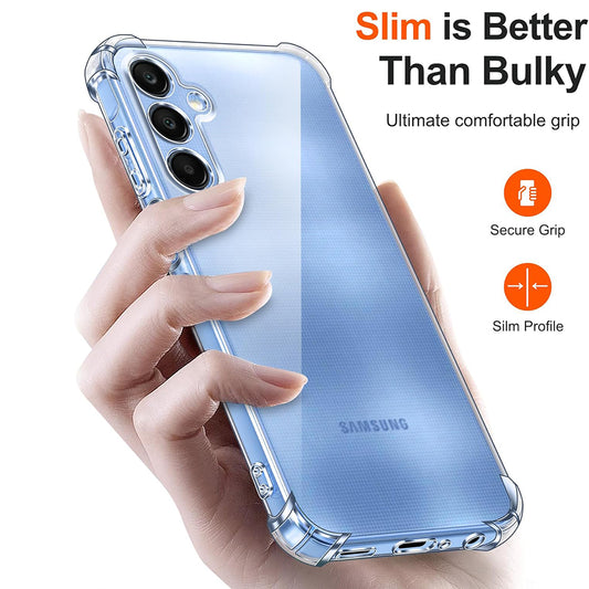 Hoesje voor Samsung Galaxy A25 A256, Techsuit, Schokbestendig Helder, Transparant