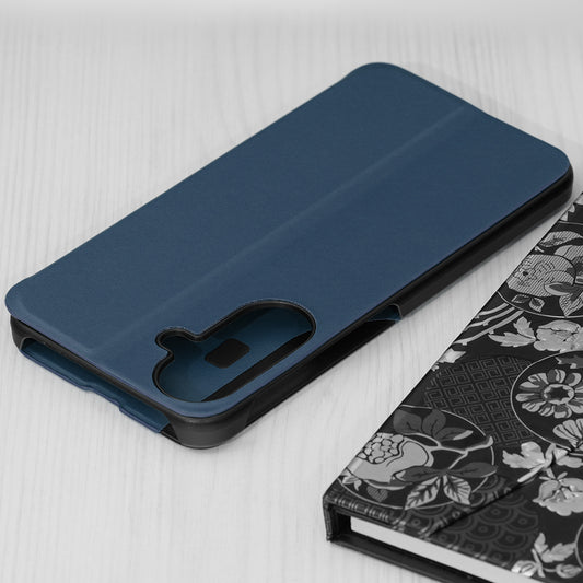 Hoes voor Samsung Galaxy A27 5G, Techsuit, eFold Nieuw Model, Donkerblauw