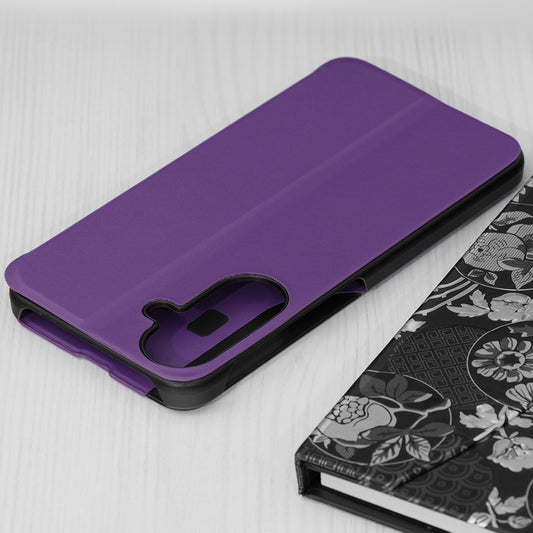 Hoes voor Samsung Galaxy A27 5G, Techsuit, eFold Nieuw Model, Paars
