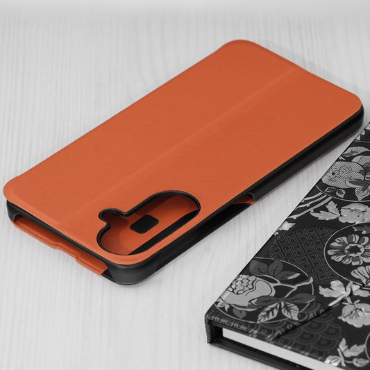 Hoes voor Samsung Galaxy A27 5G, Techsuit, eFold Nieuw Model, Oranje