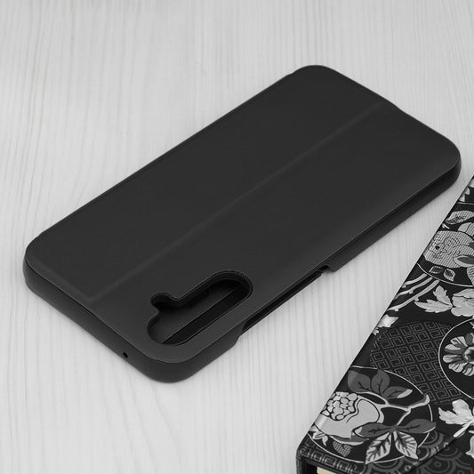 Hoes voor Samsung Galaxy A34 A346, Techsuit, eFold, Zwart