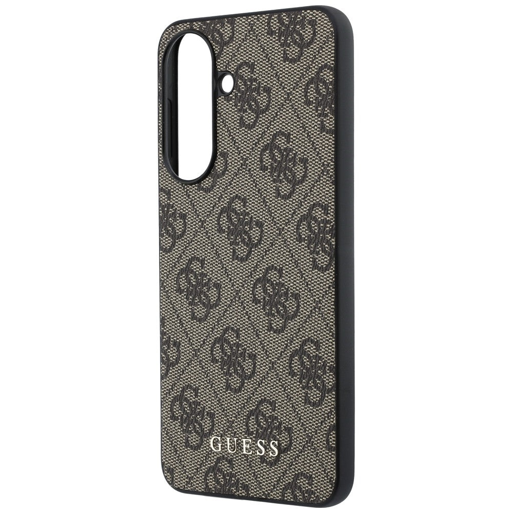 Hoesje voor Samsung Galaxy A37 5G, Guess, 4G Classic Logo Charm, Bruin