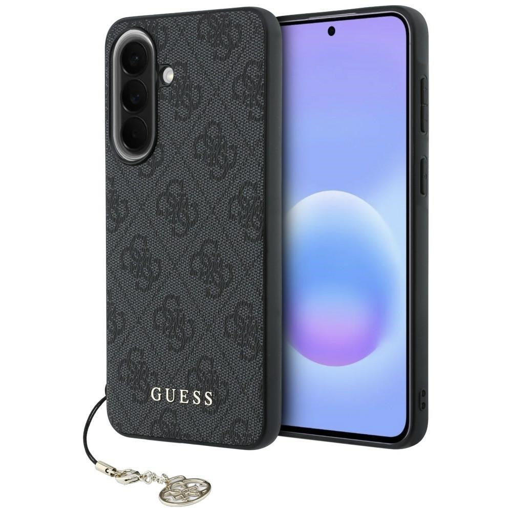 Hoesje voor Samsung Galaxy A37 5G, Guess, 4G Classic Logo Charm, Zwart