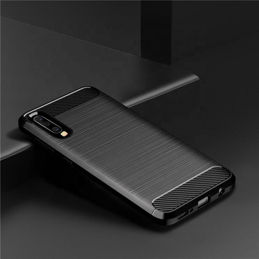 Hoes voor Samsung Galaxy A50s A507 / A30s A307 / A50 A505, Techsuit, Carbon, Zwart