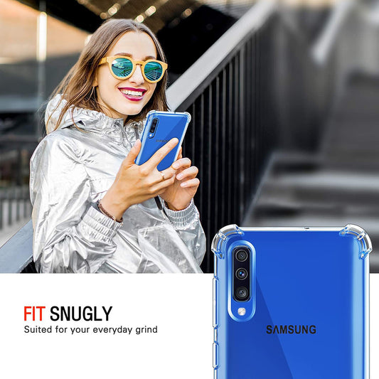 Hoesje voor Samsung Galaxy A50s A507 / A30s A307 / A50 A505, Techsuit, Schokbestendig Helder, Transparant