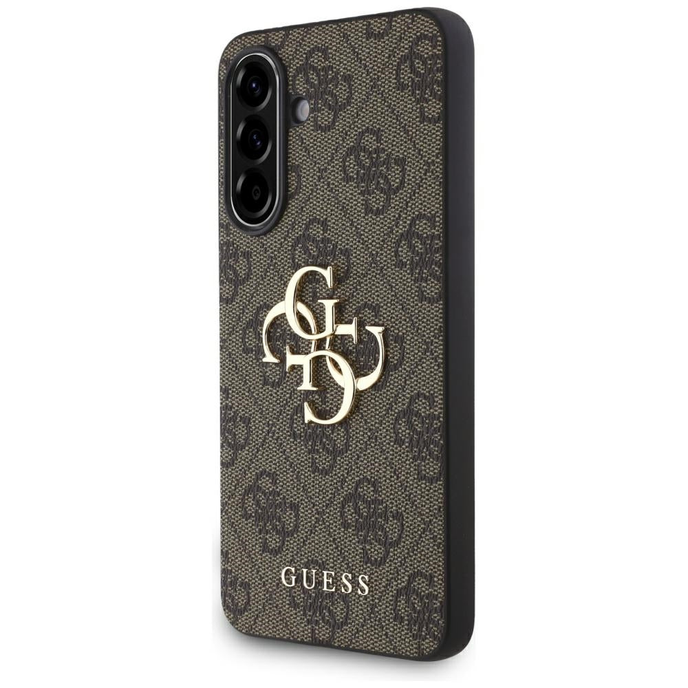 Hoes voor Samsung Galaxy A56 A566, Guess, 4G Big Logo, Bruin