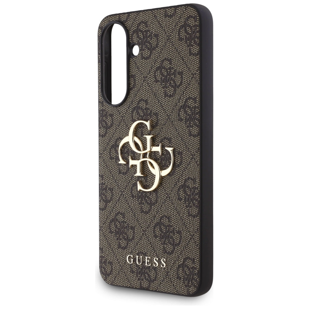 Hoes voor Samsung Galaxy A56 A566, Guess, 4G Big Logo, Bruin