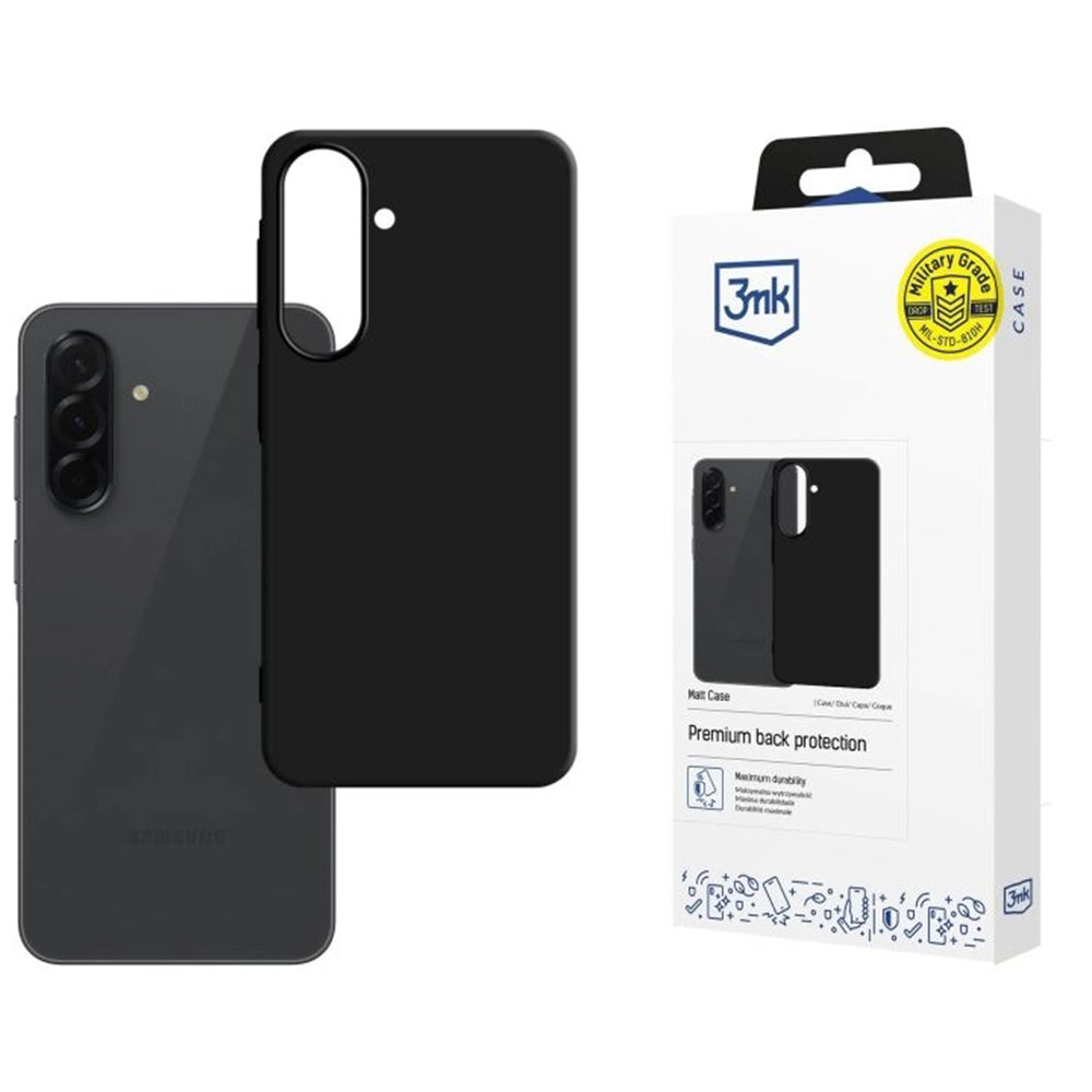 Hoes voor Samsung Galaxy A57 5G, 3MK, Mat Zwart