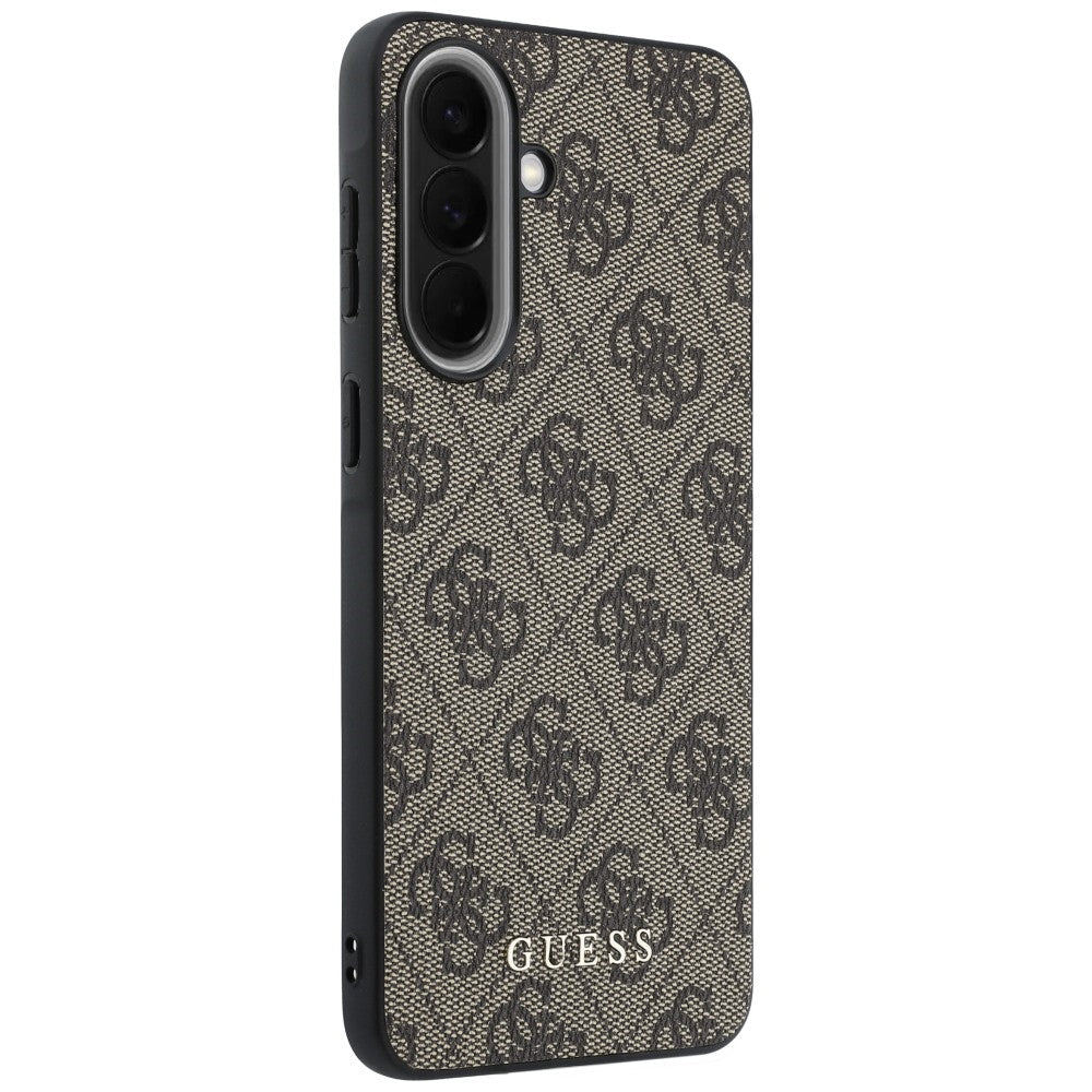 Hoesje voor Samsung Galaxy A57 5G, Guess, 4G Classic Logo Charm, Bruin