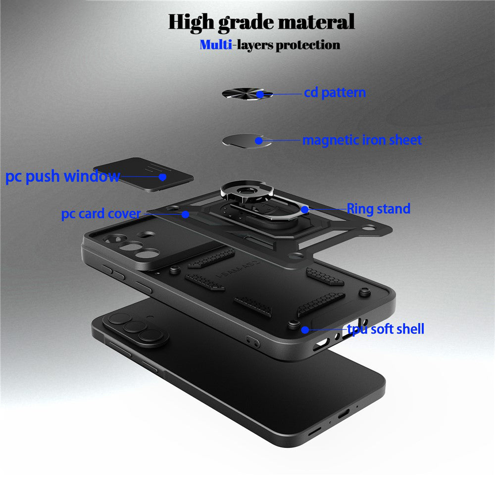 Hoes voor Samsung Galaxy A57 5G, Techsuit, CamShield, Groen