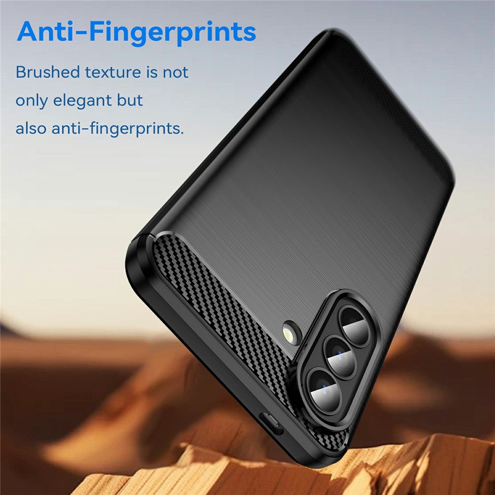 Hoes voor Samsung Galaxy A57 5G, Techsuit, Carbon, Zwart