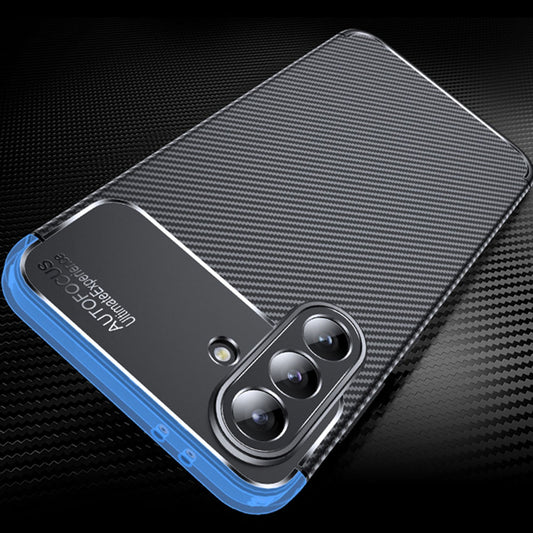 Hoes voor Samsung Galaxy A57 5G, Techsuit, CarbonFiber, Zwart