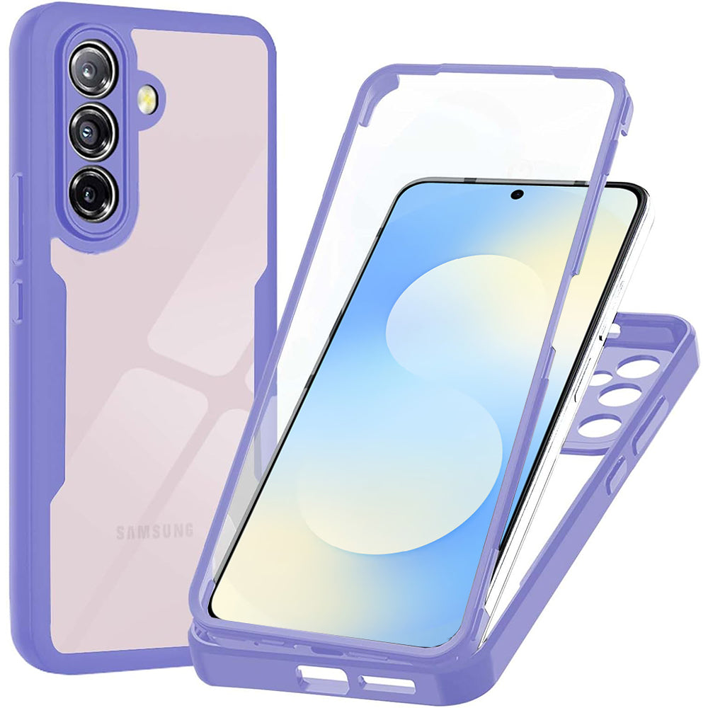 Hoes voor Samsung Galaxy A57 5G, Techsuit, ColorVerse 360, Paars