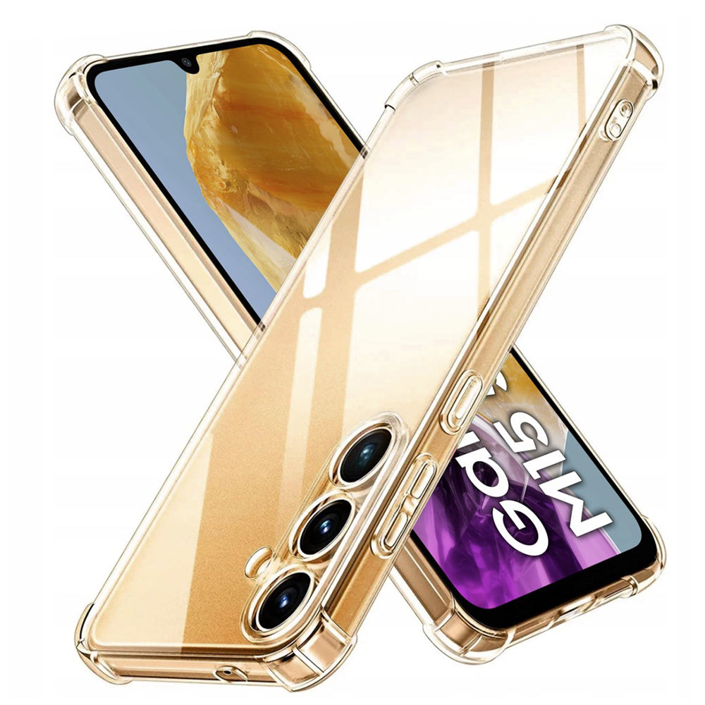 Hoes voor Samsung Galaxy M15, Techsuit, Shockproof Clear, Transparant
