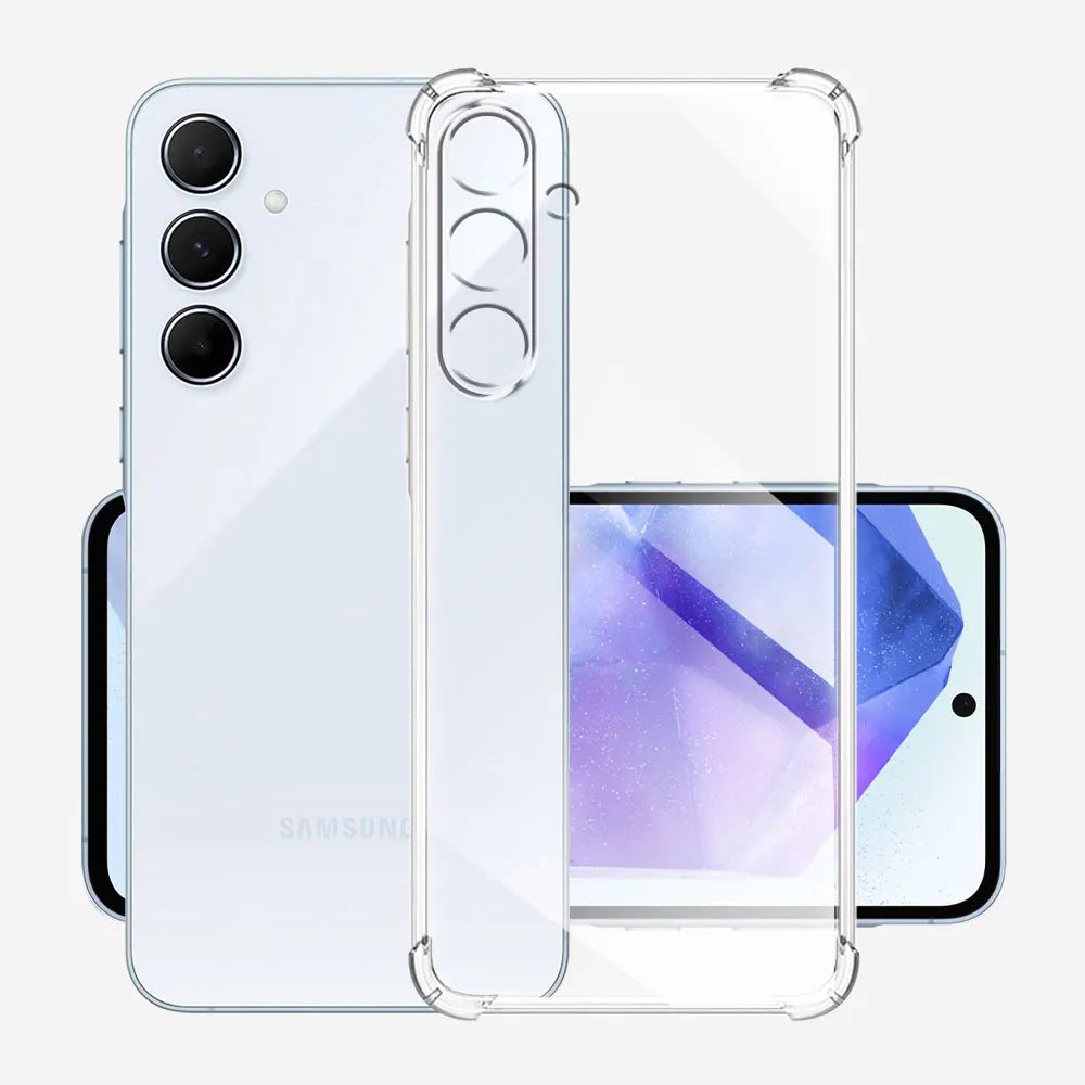 Hoes voor Samsung Galaxy M15, Techsuit, Shockproof Clear, Transparant