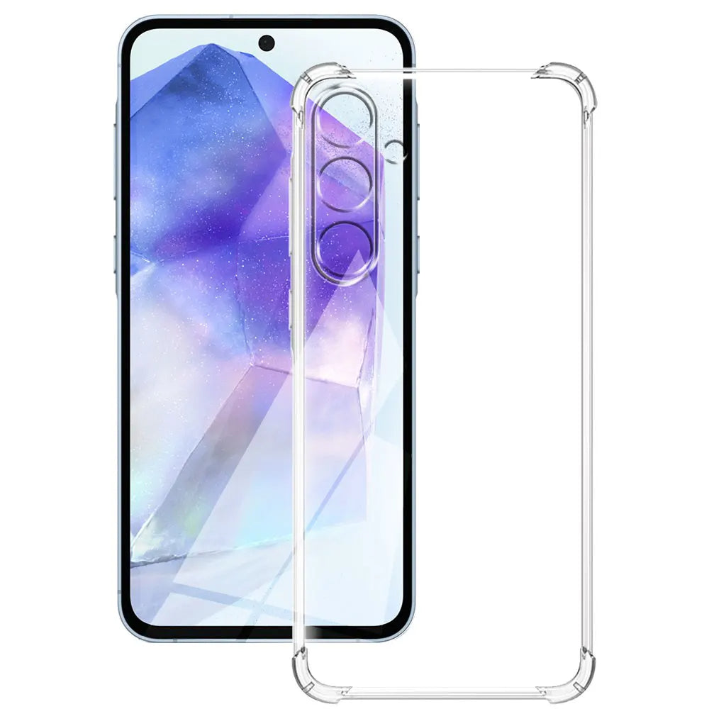 Hoes voor Samsung Galaxy M15, Techsuit, Shockproof Clear, Transparant