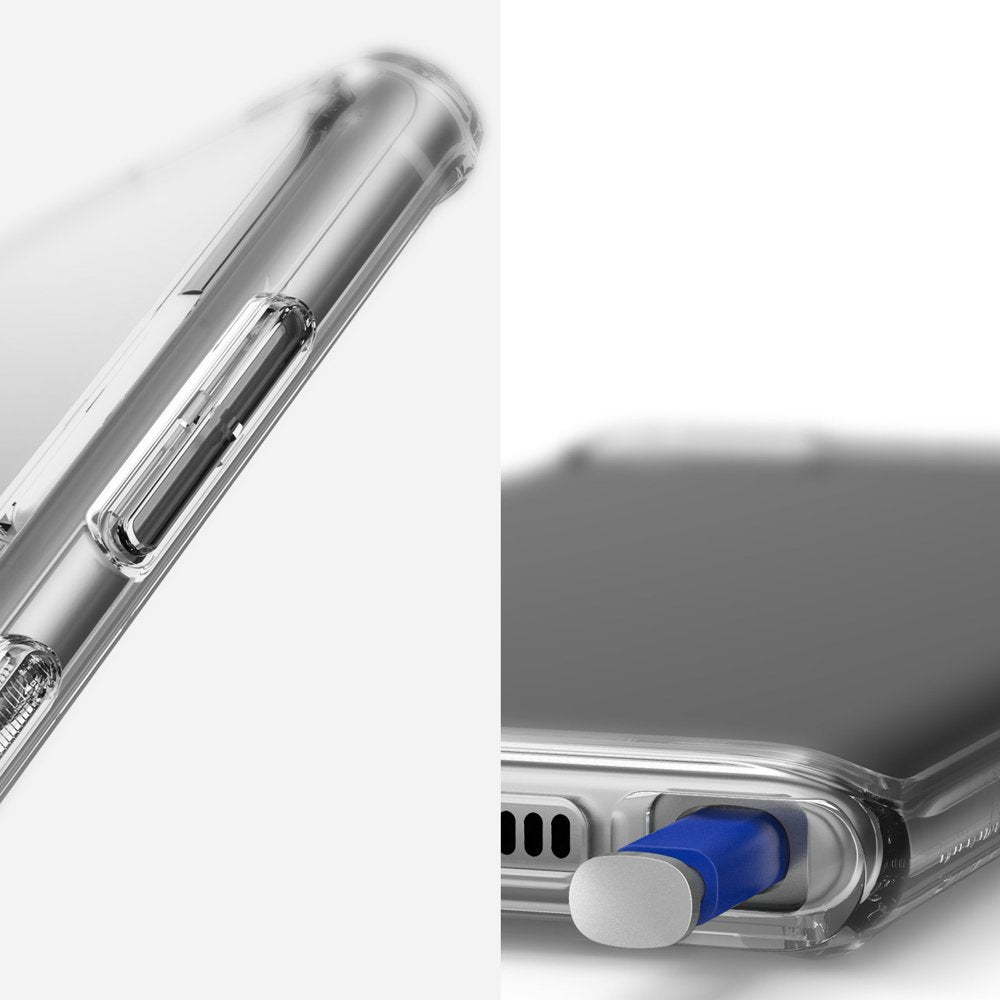 Hoes voor Samsung Galaxy Note 10+ 5G N976 / Note 10+ N975, Ringke, Fusion, Transparant