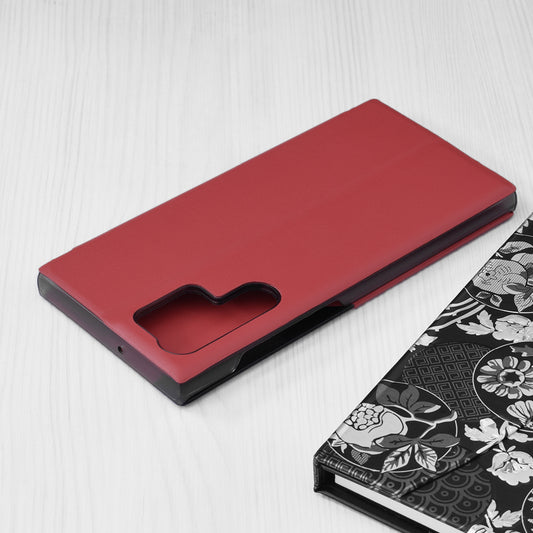 Hoes voor Samsung Galaxy S22 Ultra 5G S908, Techsuit, eFold, Rood