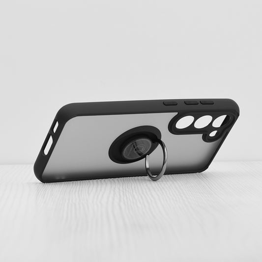 Hoes voor Samsung Galaxy S23 S911, Techsuit, Glinth, Zwart