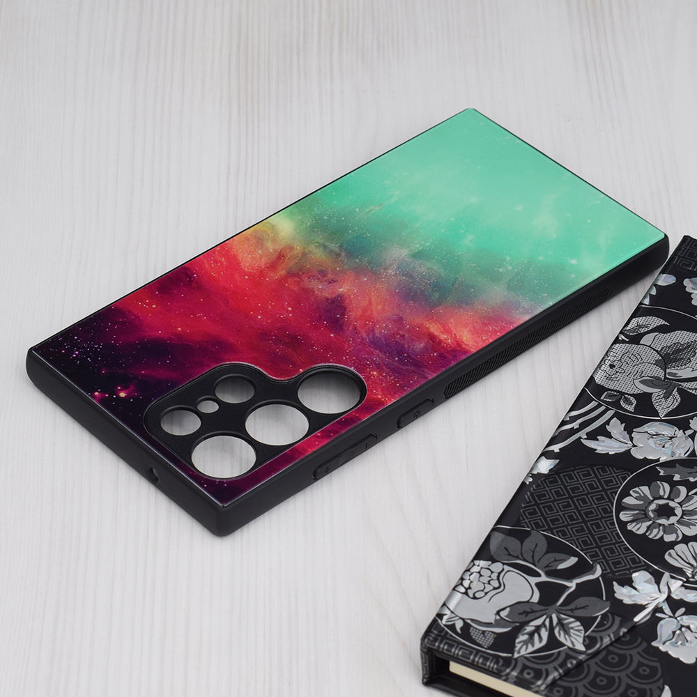 Hoes voor Samsung Galaxy S23 Ultra S918, Techsuit, Glaze, Turquoise