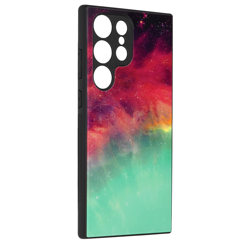 Hoes voor Samsung Galaxy S23 Ultra S918, Techsuit, Glaze, Turquoise