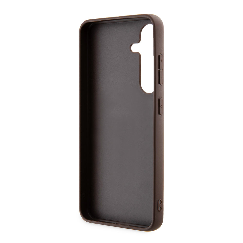 Hoes voor Samsung Galaxy S24+ S926, Guess, 4G Big Logo, Bruin