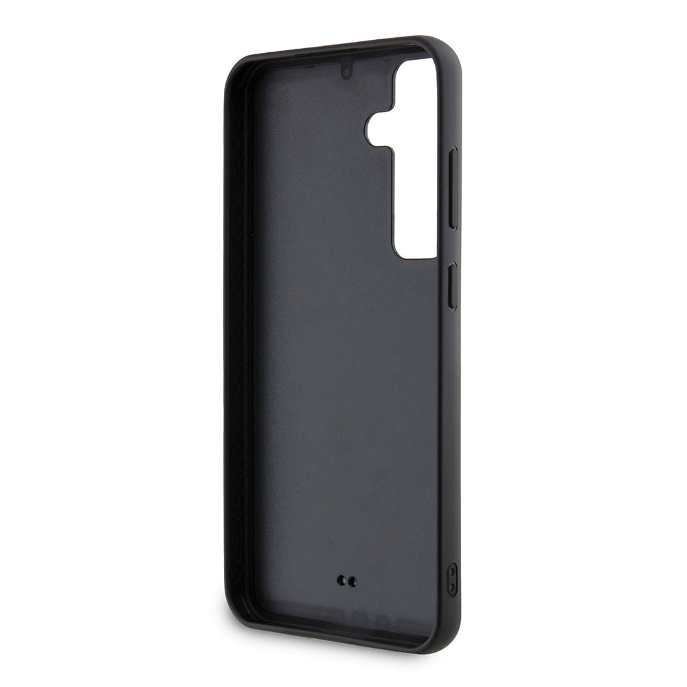 Hoes voor Samsung Galaxy S24+ S926, Karl Lagerfeld, 3D Rubber Ikonik Karl, Zwart