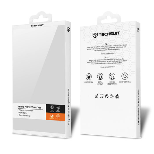 Hoes voor Samsung Galaxy S24+ S926, Techsuit, Carbonite FiberShell, Groen