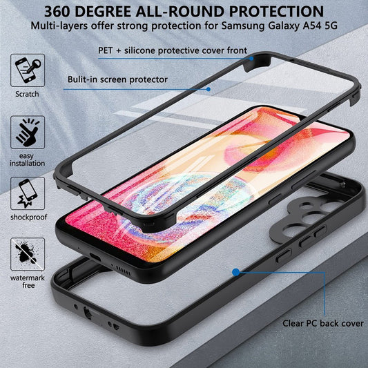 Hoes voor Samsung Galaxy S24+ S926, Techsuit, ColorVerse 360, Roze