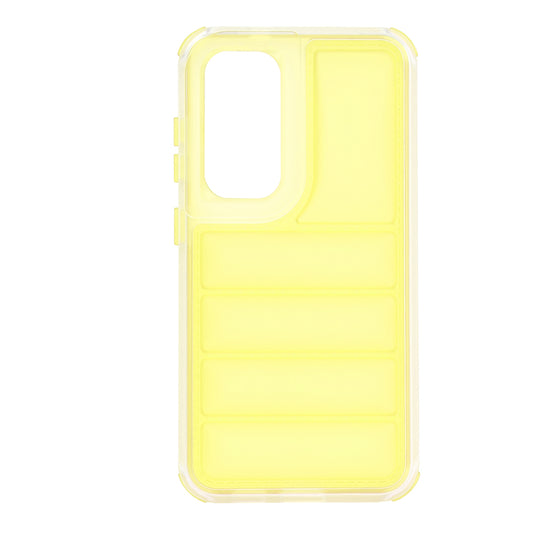 Hoes voor Samsung Galaxy S24+ S926, Techsuit, Wave Shield, Geel