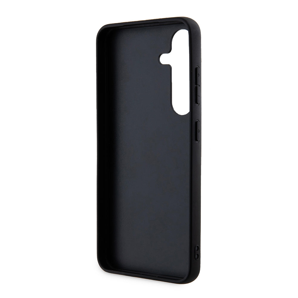 Case for Samsung Galaxy S24 S921, Guess, 4G Metal Gold Logo, Black