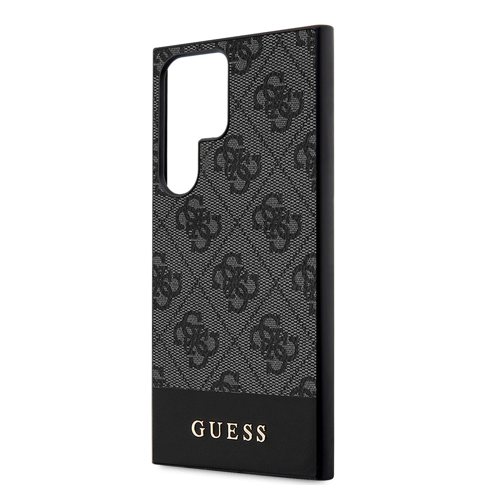 Case for Samsung Galaxy S24 Ultra S928, Guess, 4G Stripe, Black