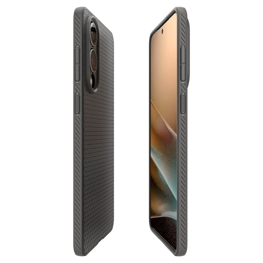 Hoesje voor Samsung Galaxy S25 Edge S937, Spigen, Liquid Air, Gri