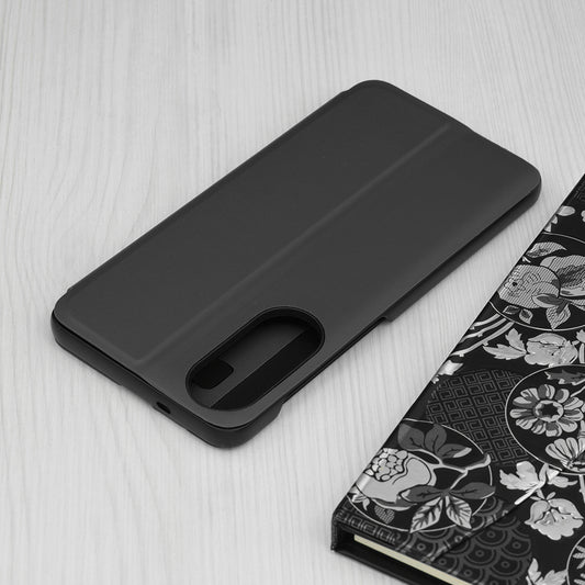Hoes voor Samsung Galaxy S25 Edge S937, Techsuit, eFold, Zwart