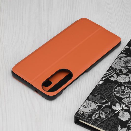 Hoes voor Samsung Galaxy S25 Edge S937, Techsuit, eFold, Oranje