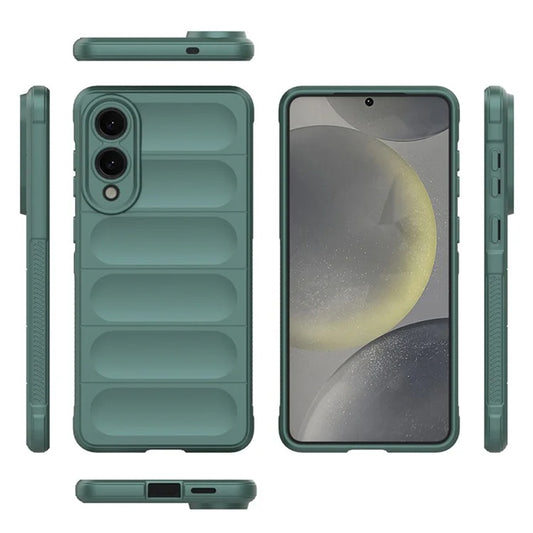 Hoes voor Samsung Galaxy S25 Edge S937, Techsuit, Magic Shield, Zwart